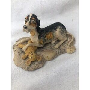SCHMID BORDER FINE ARTS  Lowell Davis 1984 figurine 225-264 OZARK BELLE dog